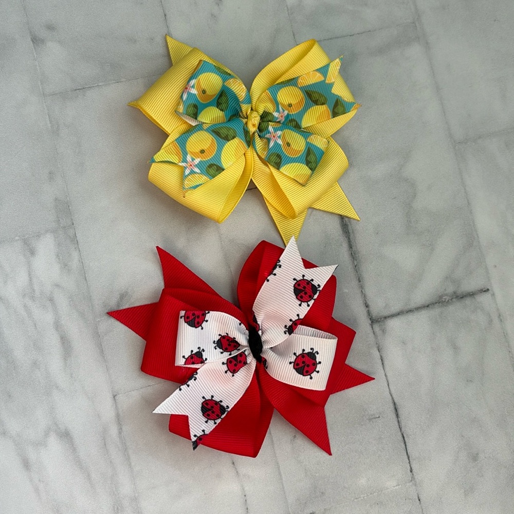 Bundle of Two Hair Bows